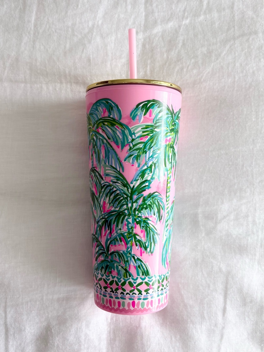 Lily Pulitzer Pink Tumbler